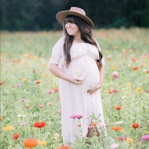 Blush Pink Fillyboo Wonder Years Maternity Dress